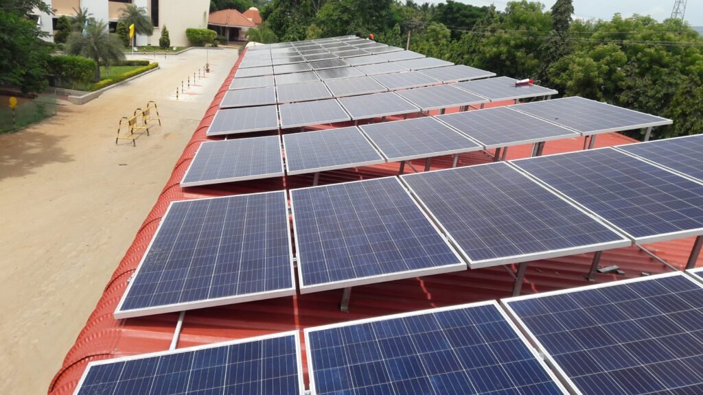 rj school solar power plant commercial power plant
